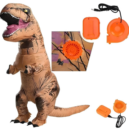 Halloween Costume Inflatable Dinosaur Party Suit