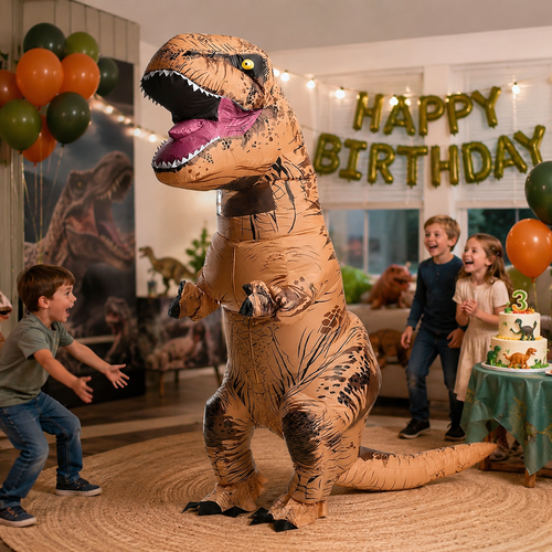 Halloween Costume Inflatable Dinosaur Party Suit