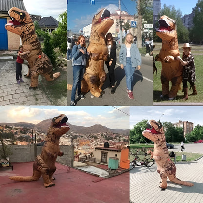 Halloween Costume Inflatable Dinosaur Party Suit