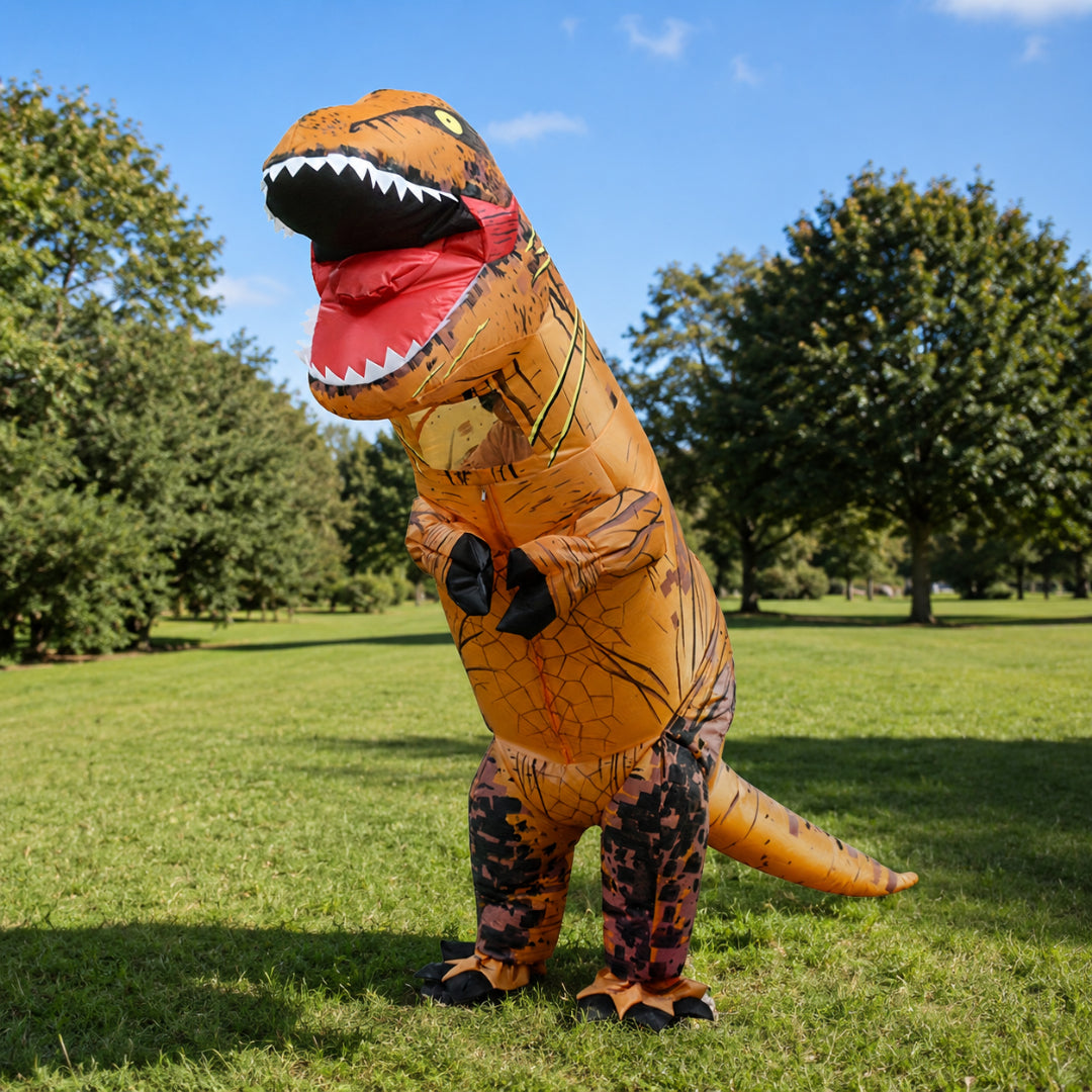 Halloween Costume Inflatable Dinosaur Suit Fan