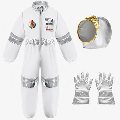Halloween Costume Kids Astronaut Suit  Space Pilot Helmet
