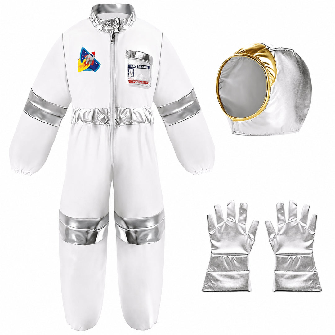 Halloween Costume Kids Astronaut Suit  Space Pilot Helmet