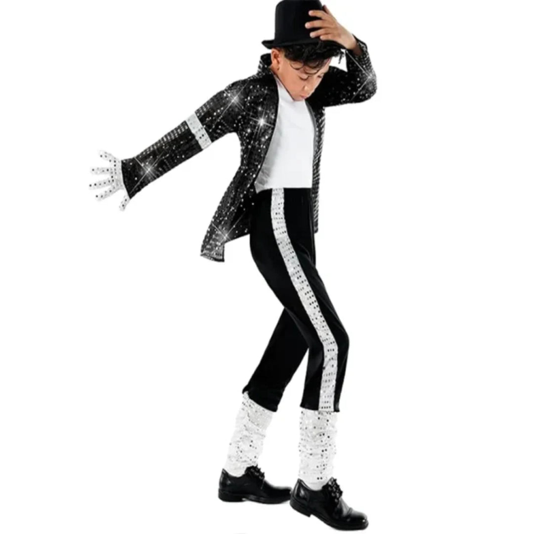 Halloween Costume Kids Disco Dance Performer Set
