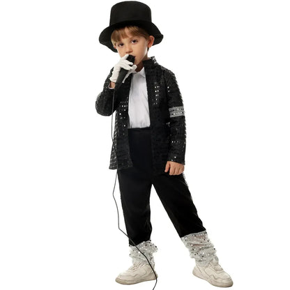 Halloween Costume Kids Disco Dance Performer Set