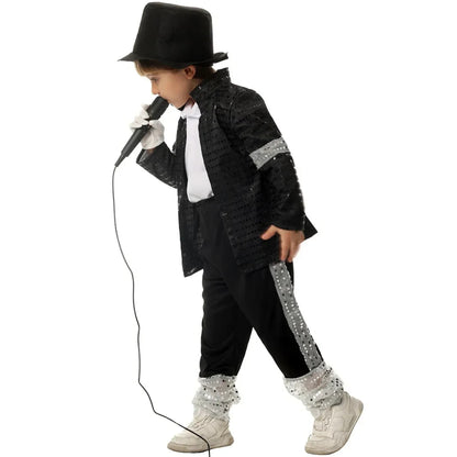 Halloween Costume Kids Disco Dance Performer Set