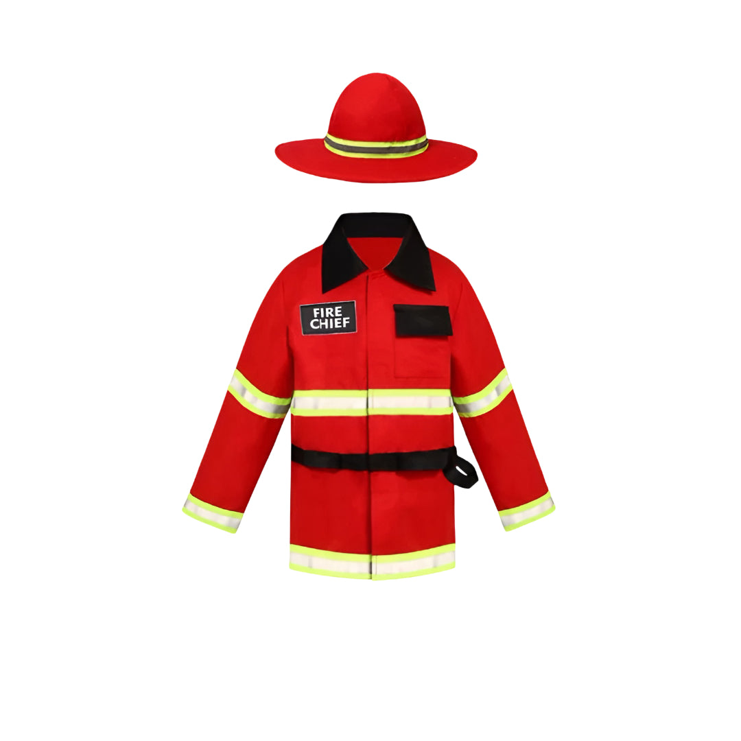 Halloween Costume Kids Firefighter Rescue Truck Set