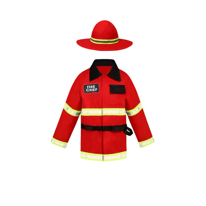Halloween Costume Kids Firefighter Rescue Truck Set