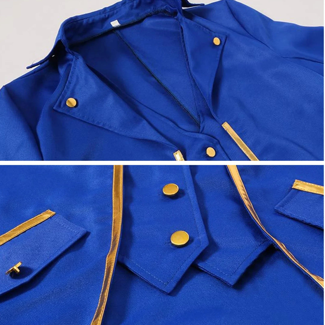 Halloween Costume Mens Tailcoat Jacket Medieval Cosplay Coat