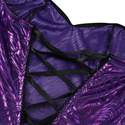 Halloween Costume Mermaid Princess Dress Ruffle Skirt