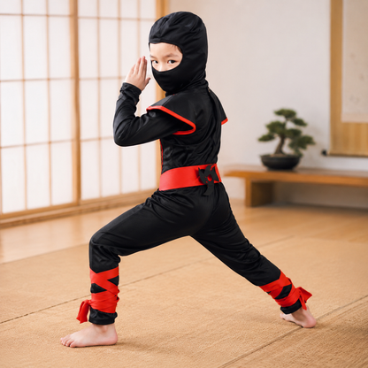 Halloween Costume Ninja Kids Cosplay Outfit