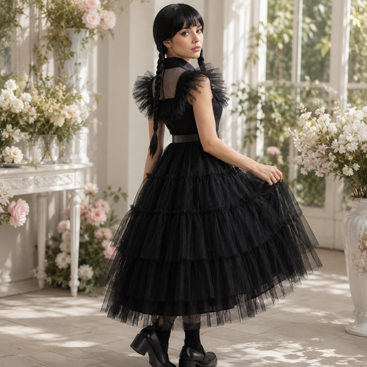 Halloween Costume Princess Dress Girls Cosplay Outfit Set