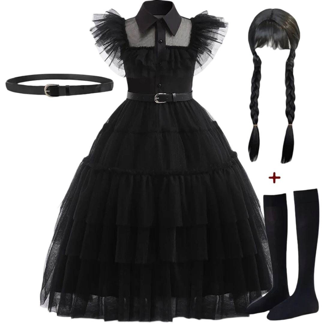 Halloween Costume Princess Dress Girls Cosplay Outfit Set