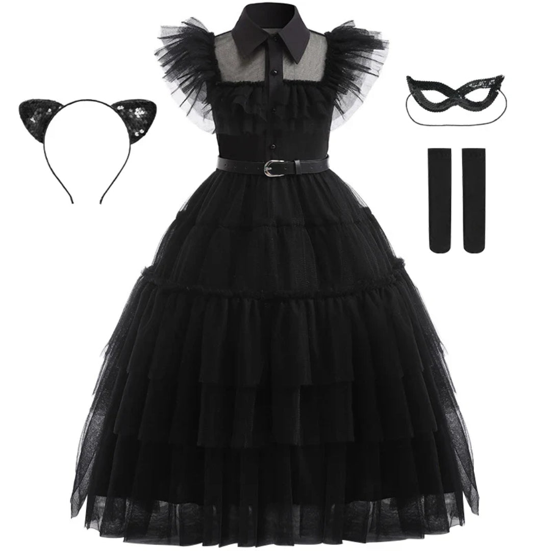 Halloween Costume Princess Dress Girls Cosplay Outfit Set