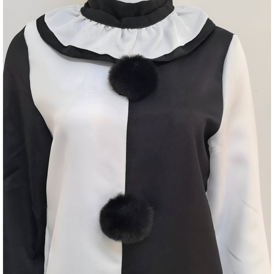 Halloween Costume Scary Clown Horror Party Jumpsuit