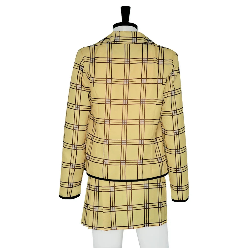 Halloween Costume School Uniform Pleated Skirt Set