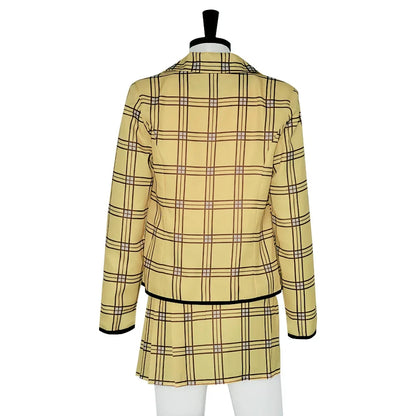 Halloween Costume School Uniform Pleated Skirt Set