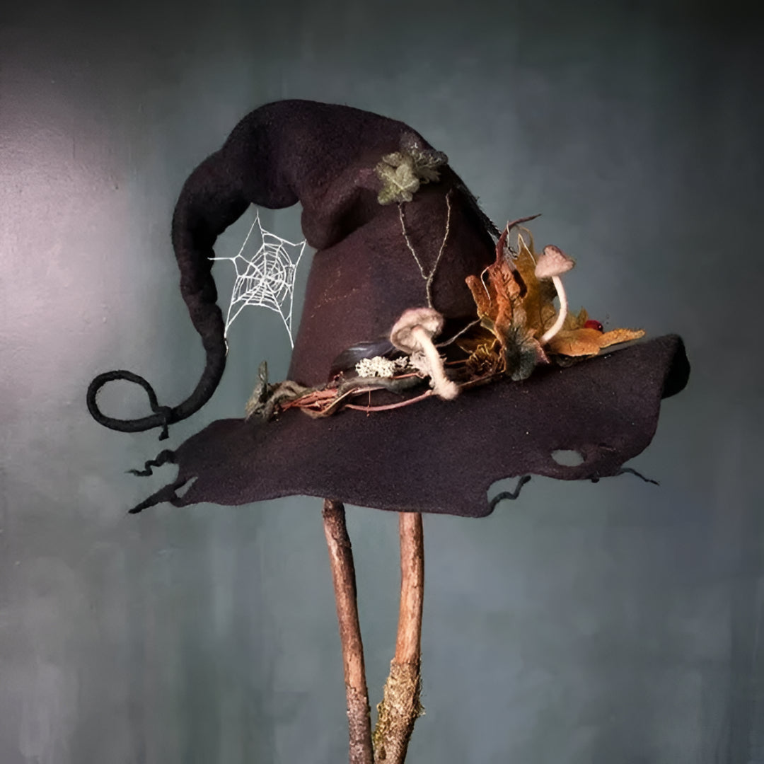 Halloween Costume Witch Hat Handmade Crafts Classic Style
