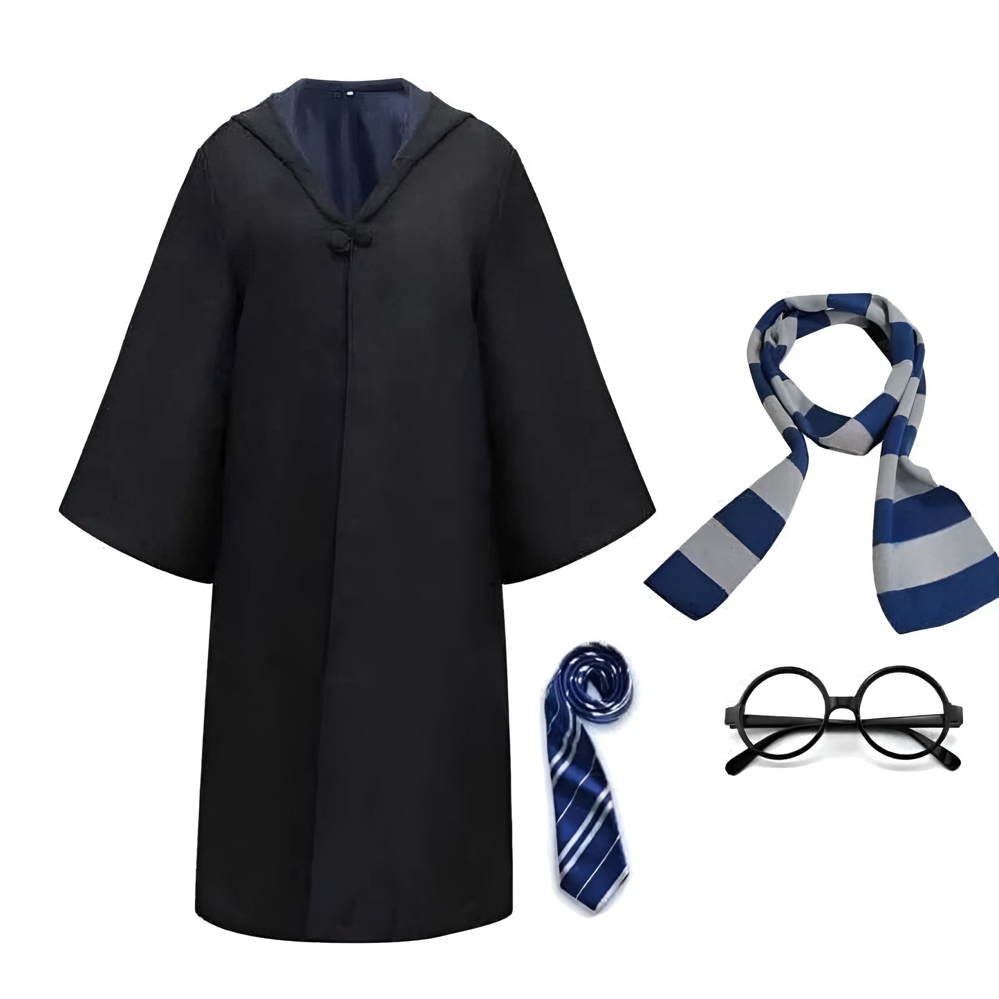Halloween Costume Wizard Robe Cosplay Dress Up Set