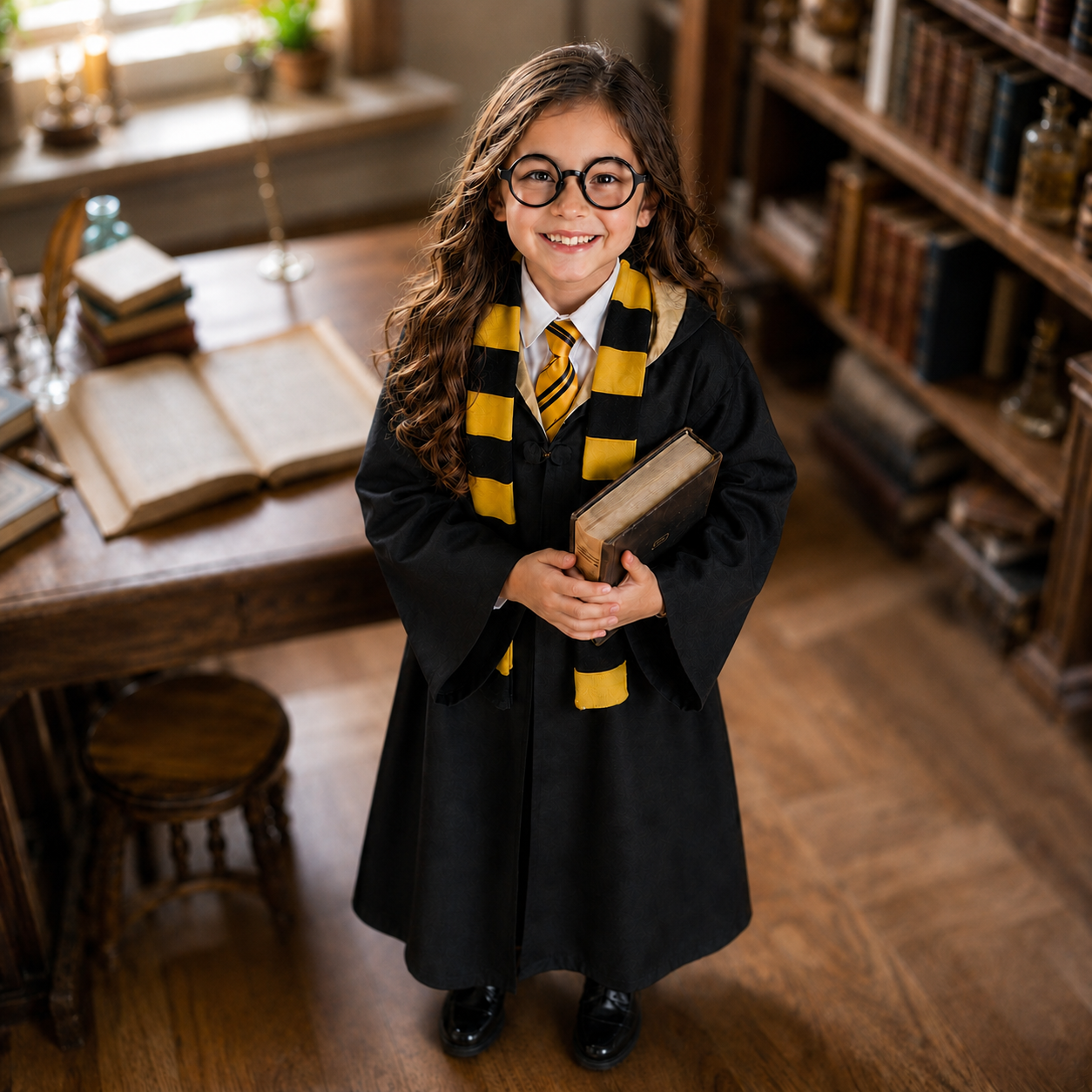 Halloween Costume Wizard Robe Cosplay Dress Up Set