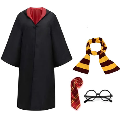 Halloween Costume Wizard Robe Cosplay Dress Up Set