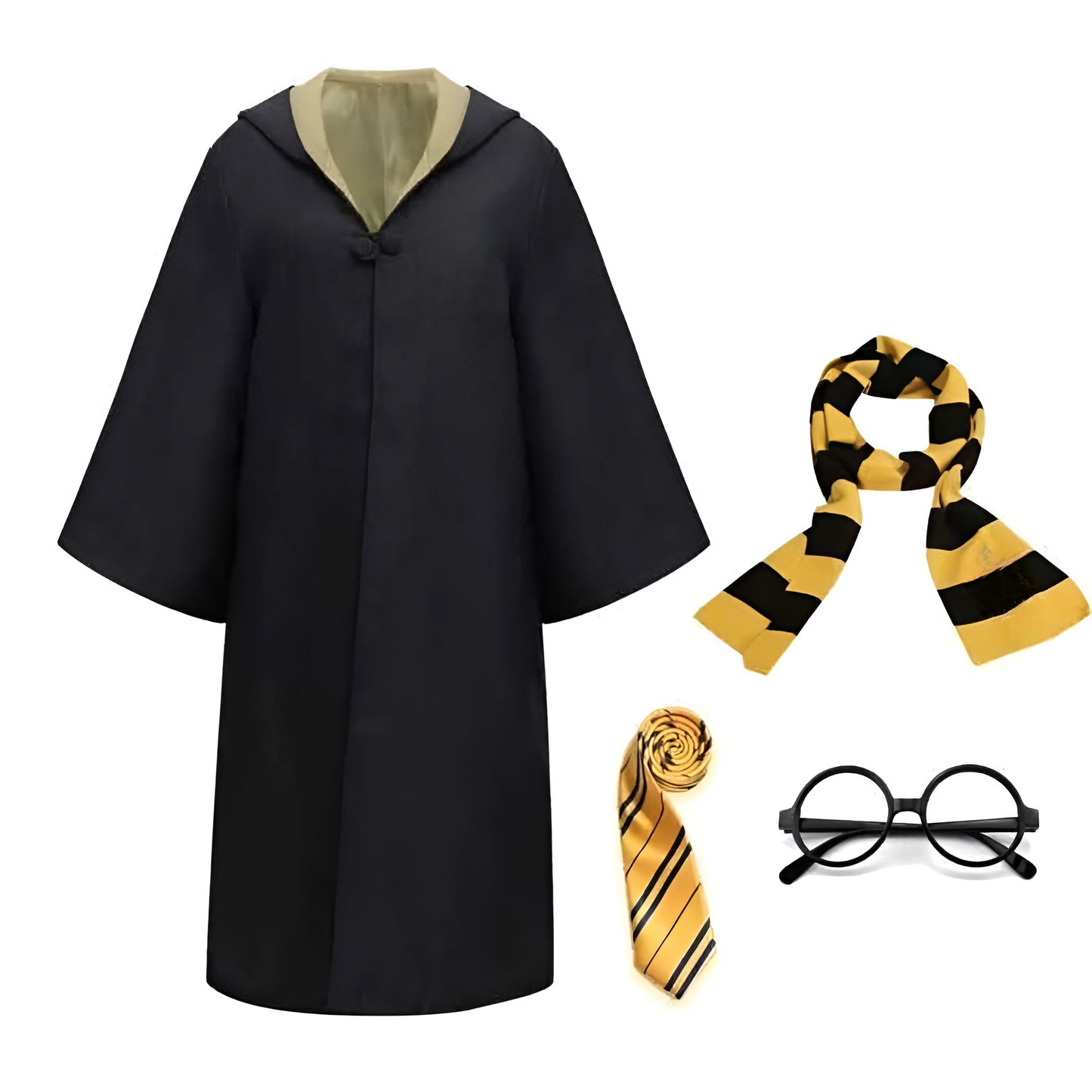 Halloween Costume Wizard Robe Cosplay Dress Up Set