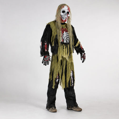 Halloween Costume Zombie Skeleton Kids Horror Outfit