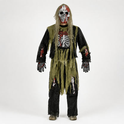 Halloween Costume Zombie Skeleton Kids Horror Outfit