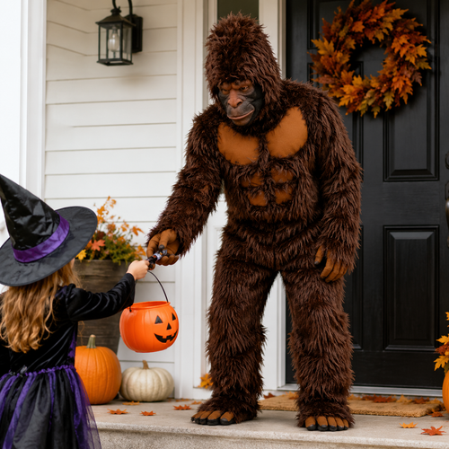 Halloween Costumes Gorilla Animal Full Body Cosplay Suit