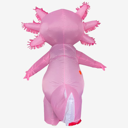 Halloween Costumes Inflatable Axolotl Rider Cosplay Outfit