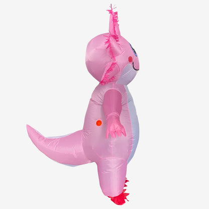 Halloween Costumes Inflatable Axolotl Rider Cosplay Outfit