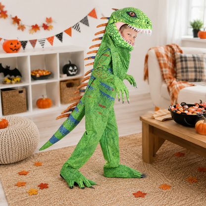 Halloween Costumes Lizard Full Body Mascot Suit