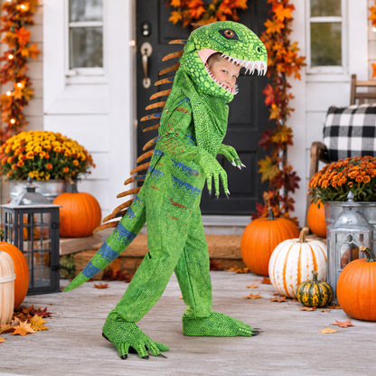 Halloween Costumes Lizard Full Body Mascot Suit