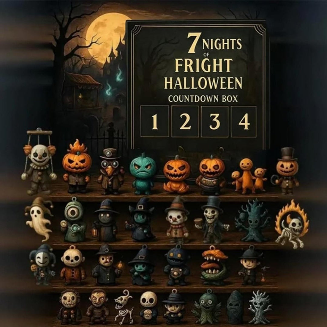 Halloween Decoration Advent Calendar Box Toy Surprise Display