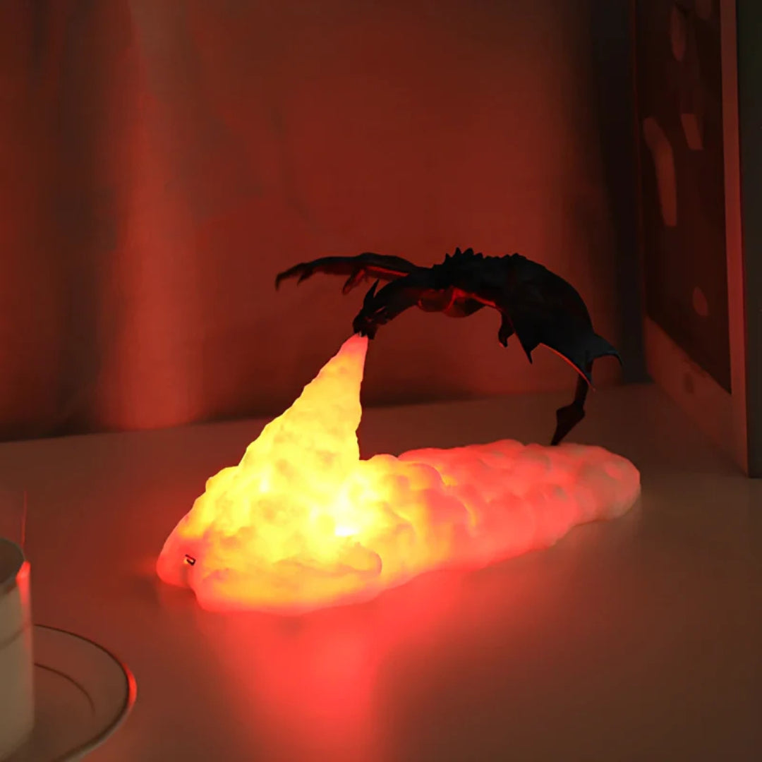 Halloween Decoration Dragon Night Light Fantasy Room Lamp