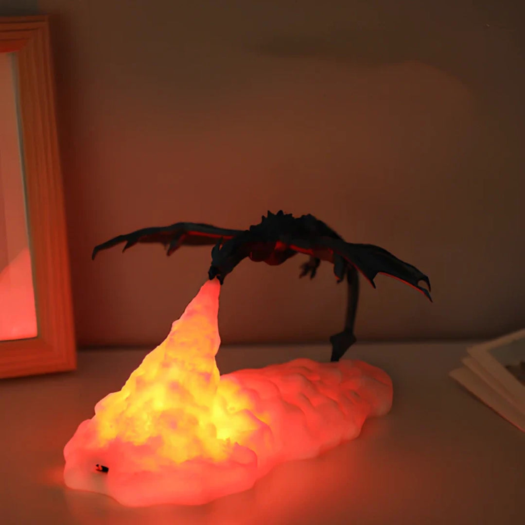 Halloween Decoration Dragon Night Light Fantasy Room Lamp