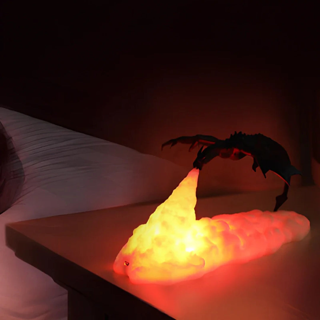 Halloween Decoration Dragon Night Light Fantasy Room Lamp