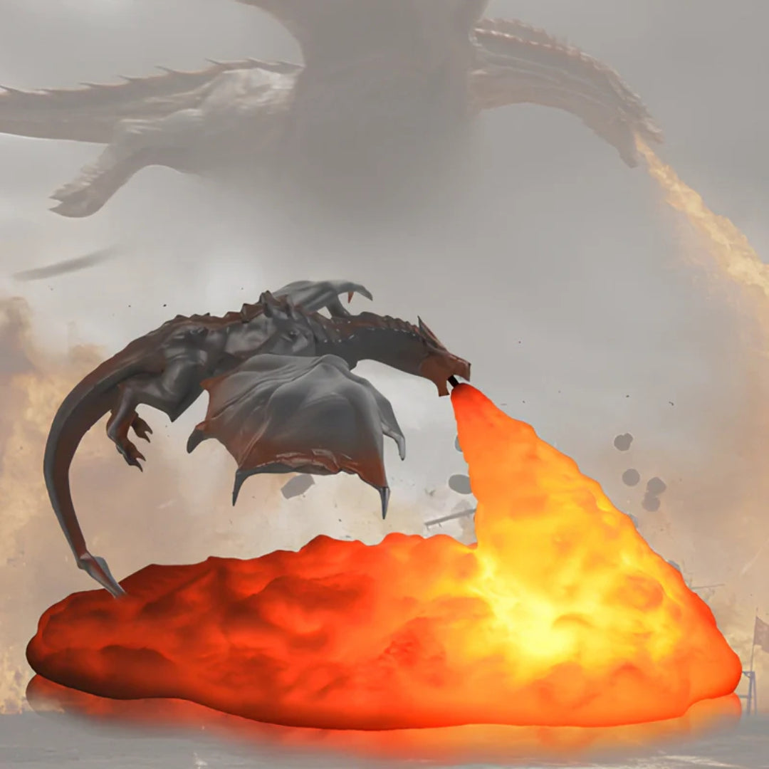 Halloween Decoration Dragon Night Light Fantasy Room Lamp