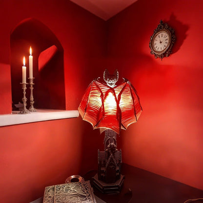 Halloween Decoration Gothic Bat Style Lamp Accent Light