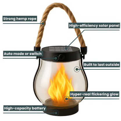 Halloween Decoration Outdoor Lantern Solar Panel Design