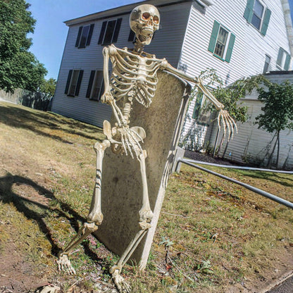 Halloween Decoration Posable Skeleton Yard Prop