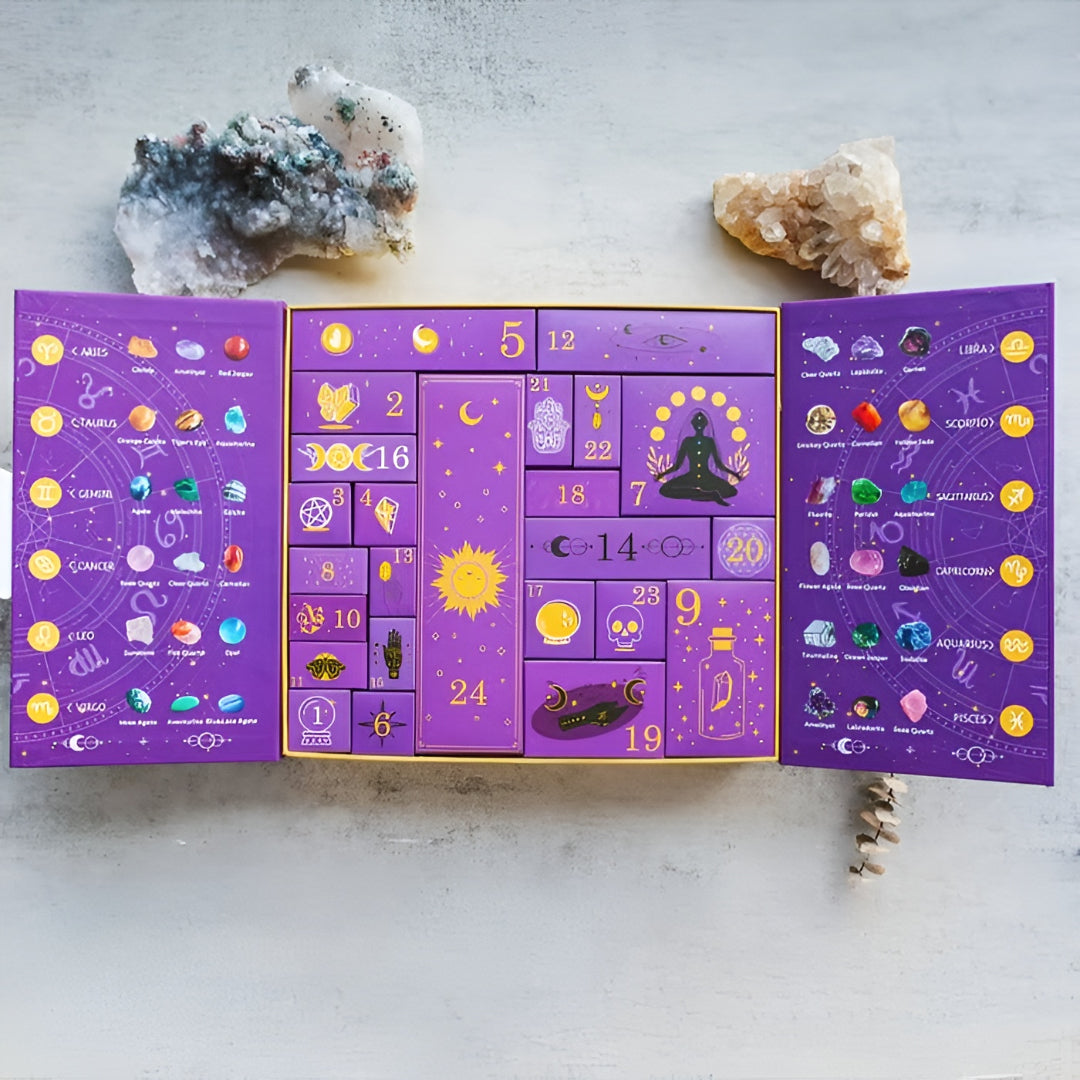 Halloween Decoration Advent Calendar Crystal Countdown Box Surprise