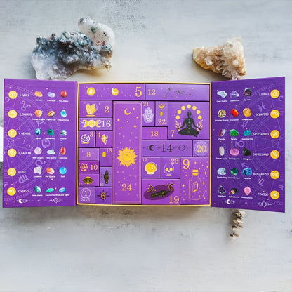 Halloween Decoration Advent Calendar Crystal Countdown Box Surprise