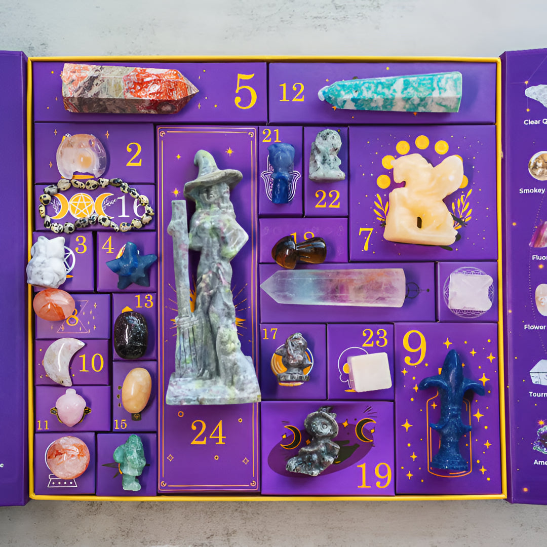 Halloween Decoration Advent Calendar Crystal Countdown Box Surprise