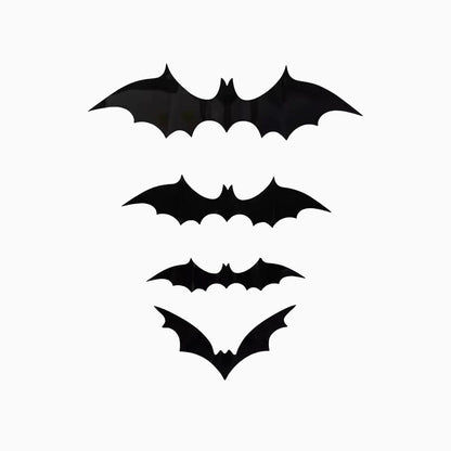 Halloween Decorations Bat Wall Stickers Party Decor
