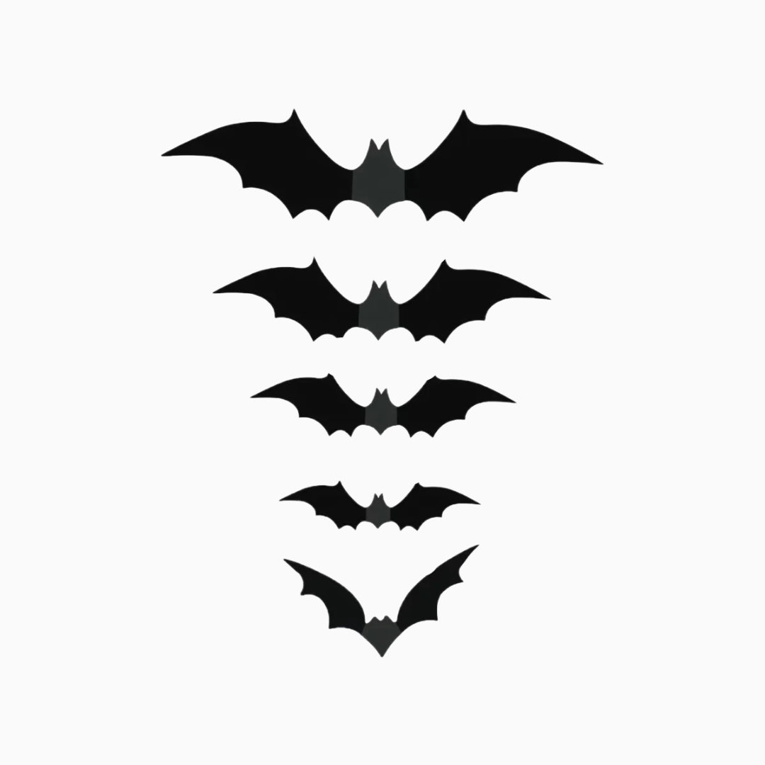 Halloween Decorations Bat Wall Stickers Party Decor