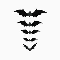 Large Black Bat (124 pcs)