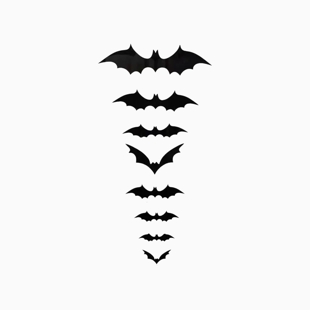 Halloween Decorations Bat Wall Stickers Party Decor