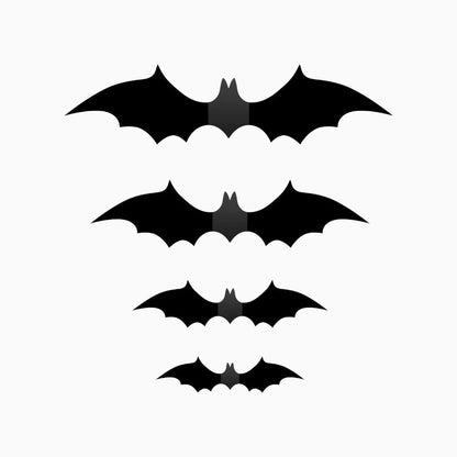 Halloween Decorations Bat Wall Stickers Party Decor