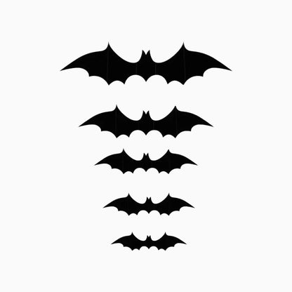 Halloween Decorations Bat Wall Stickers Party Decor