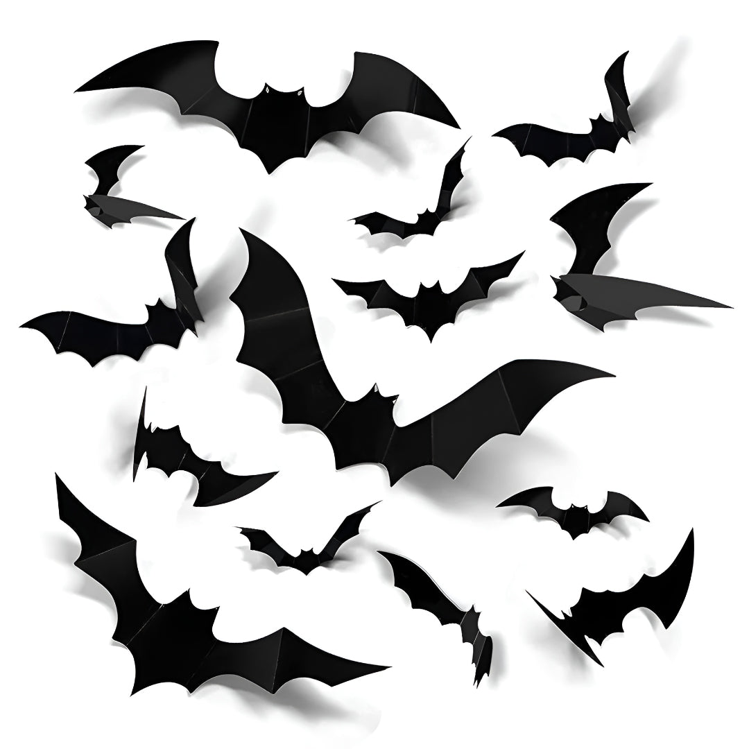 Halloween Decorations Bat Wall Stickers Party Decor
